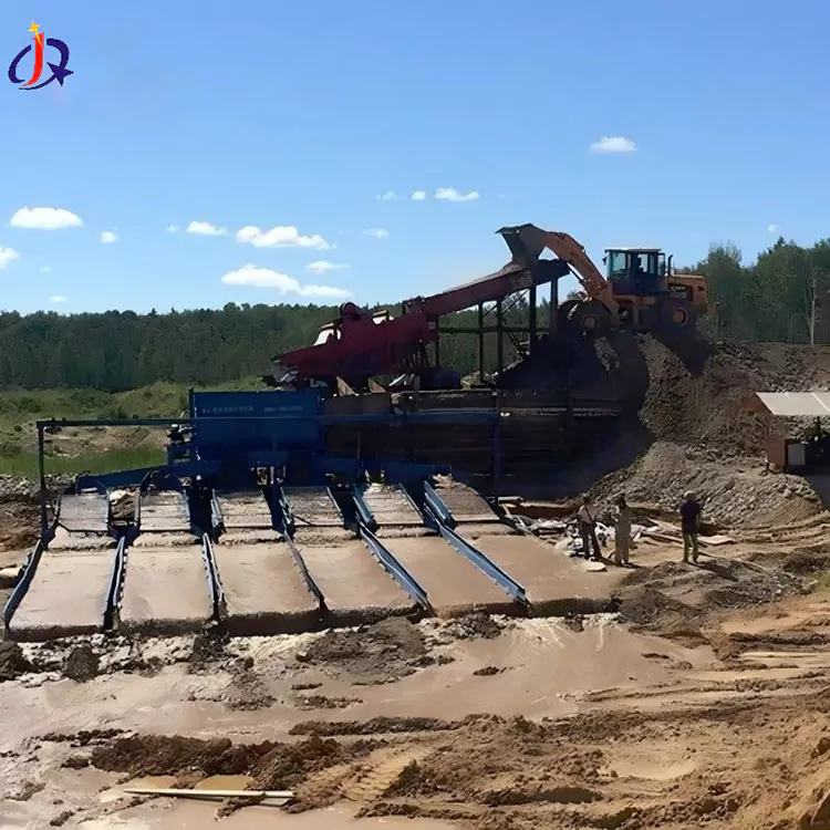 Инсталации за промиване на глинено алувиално злато